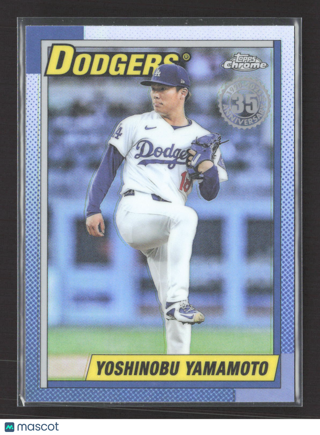 2024 Topps Chrome 1989 Topps 35th Anniversary Yoshinobu Yamamoto #90CU-14