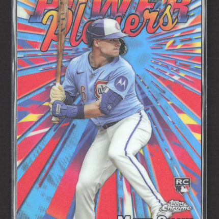 2025 Topps Chrome Power Players Matt Shaw #PP-26 RC