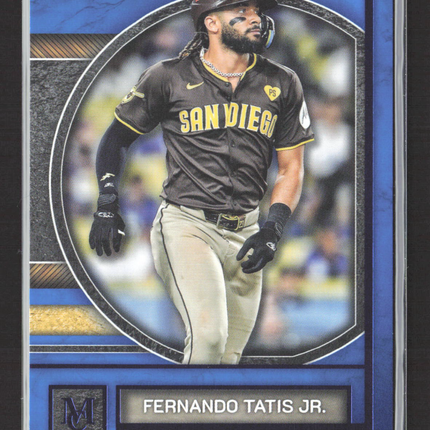 2025 Topps Museum Collection Fernando Tatis Jr. #37 Blue 012/150