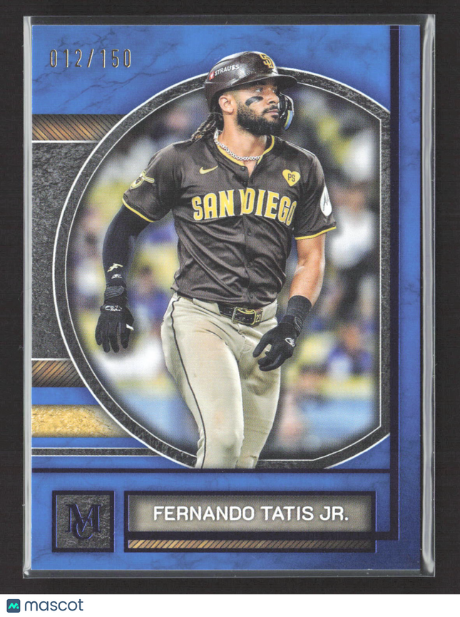 2025 Topps Museum Collection Fernando Tatis Jr. #37 Blue 012/150