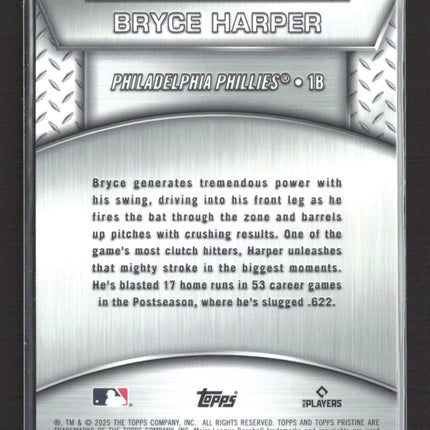 2025 Topps Pristine Plated and Polished Bryce Harper #PP-32