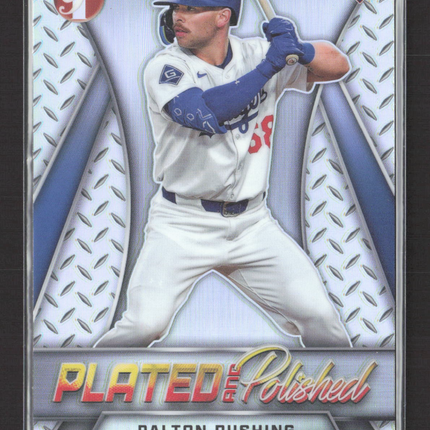 2025 Topps Pristine Plated and Polished Dalton Rushing #PP-30 RC