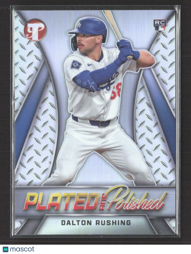 2025 Topps Pristine Plated and Polished Dalton Rushing #PP-30 RC