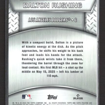 2025 Topps Pristine Plated and Polished Dalton Rushing #PP-30 RC