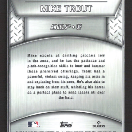 2025 Topps Pristine Plated and Polished Mike Trout #PP-31