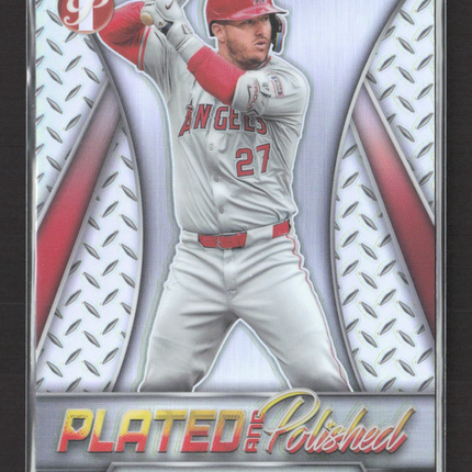 2025 Topps Pristine Plated and Polished Mike Trout #PP-31