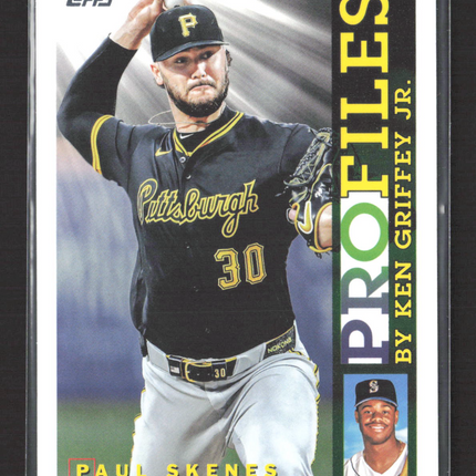 2026 Topps Profiles by Ken Griffey Jr. Paul Skenes Ken Griffey Jr. #TP-14