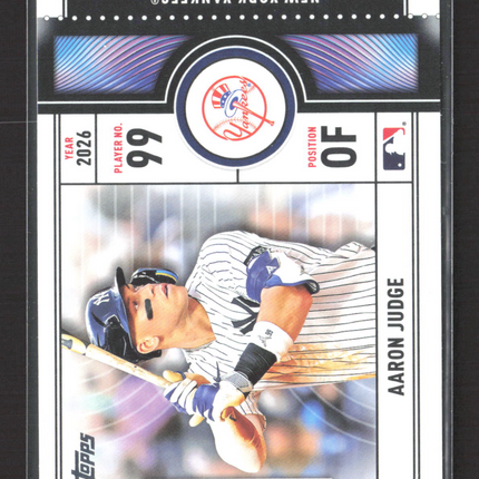 2026 Topps Big Ticket Player Aaron Judge #BTP-18