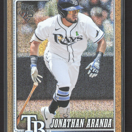 2025 Topps Series 1 Jonathan Aranda #326 Gold Foil