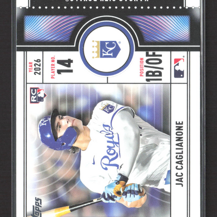 2026 Topps Big Ticket Player Jac Caglianone #BTP-22 RC