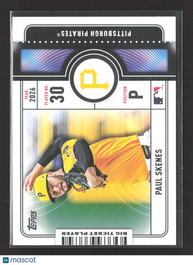 2026 Topps Big Ticket Player Paul Skenes #BTP-14