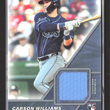 2026 Topps Major League Material Carson Williams #MLM-CAR Memorabilia RC