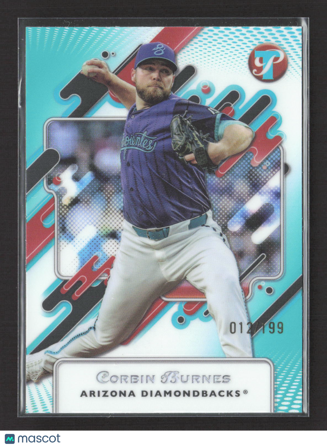 2025 Topps Pristine Corbin Burnes #55 Blue 012/199