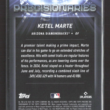 2025 Topps Pristine Precisionaries Ketel Marte #PR-15
