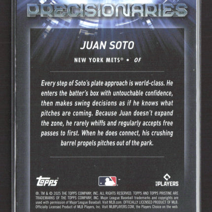 2025 Topps Pristine Precisionaries Juan Soto #PR-5