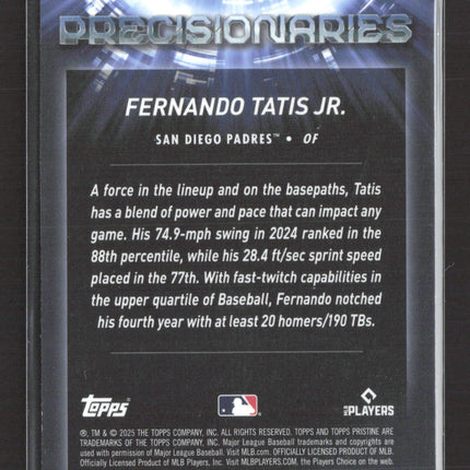 2025 Topps Pristine Precisionaries Fernando Tatis Jr. #PR-10