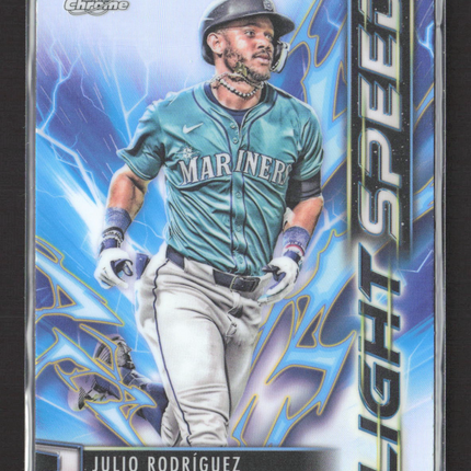 2025 Topps Chrome Light Speed Julio Rodríguez #LS-9