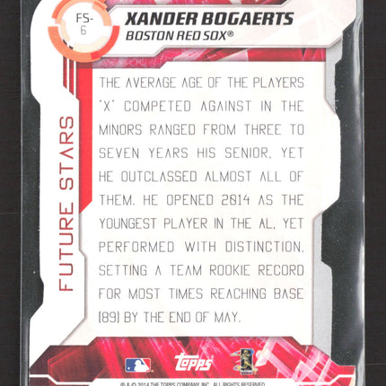 2014 Topps Stadium Club Future Stars Xander Bogaerts #FS-6