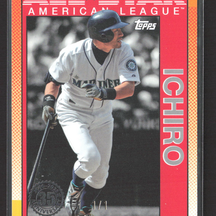 2025 Topps All Star Ichiro #90AS-16 Platinum 1/1