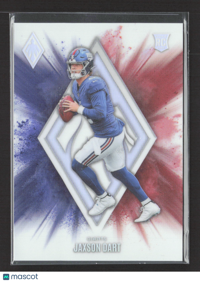 2025 Panini Phoenix Football Jaxson Dart #14 RC Color Blast