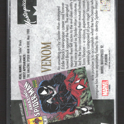 1992 Marvel Masterpieces Platinum Edition #97 Venom