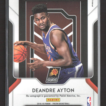 2018 Panini Prizm Deandre Ayton #FR-DAY Fast Break Auto