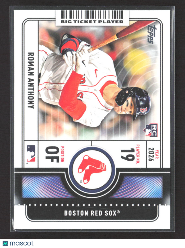 2026 Topps Big Ticket Player Roman Anthony #BTP-23 RC