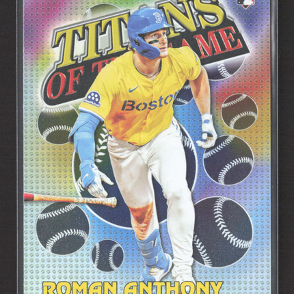 2026 Topps Titans of the Game Roman Anthony #TOG-9 RC