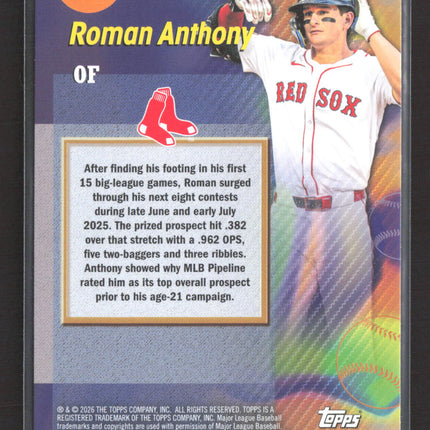 2026 Topps Titans of the Game Roman Anthony #TOG-9 RC