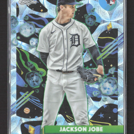 2025 Topps Chrome Cosmic Jackson Jobe #142 RC Scope