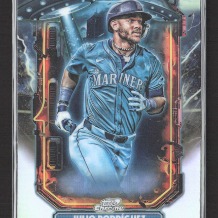 2025 Topps Chrome Julio Rodriguez #ET-12 Extraterrestrial