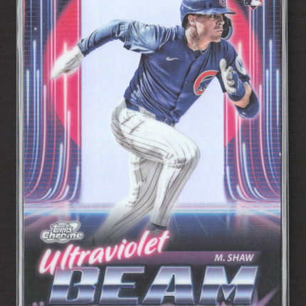 2025 Topps Chrome Ultraviolet Beam Matt Shaw #UB-21 RC