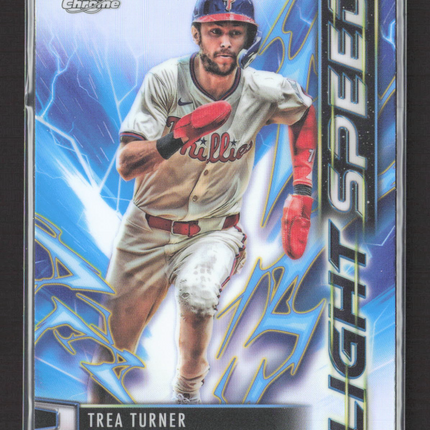 2025 Topps Chrome Light Speed Trea Turner #LS-8