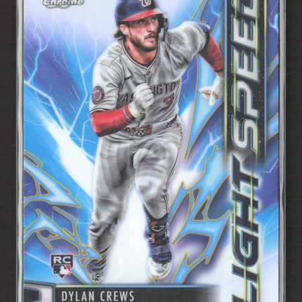 2025 Topps Chrome Light Speed Dylan Crews #LS-13 RC