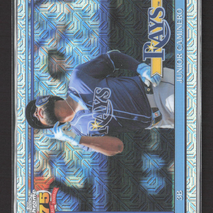 2024 Topps Chrome Silver Pack Mojo Refractor Junior Caminero #91C-2