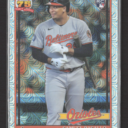 2024 Topps Chrome Silver Mojo Refractor Samuel Basallo #91C-30 RC