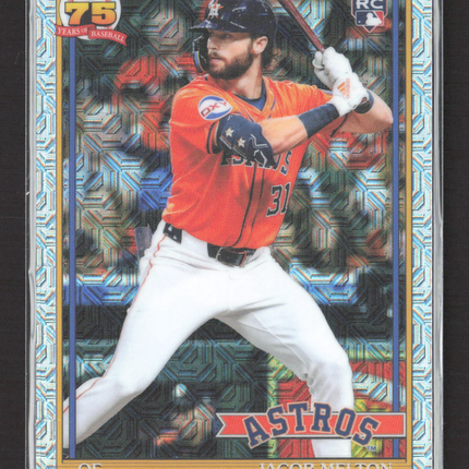 2023 Topps Chrome 75 Years Jacob Melton #91C-69 Silver Mojo Refractor RC