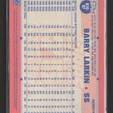 2026 Topps Chrome Platinum Anniversary Barry Larkin #91C-37 Mojo