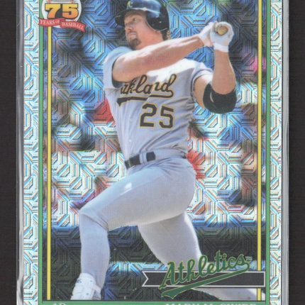 2026 Topps Chrome 75 Years Mark McGwire #91C-49 Silver Mojo Refractor