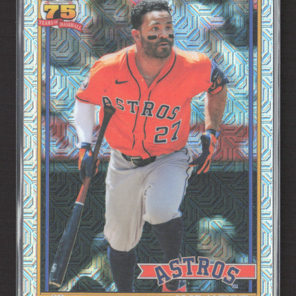 2026 Topps Chrome 75 Years of Baseball Jose Altuve #91C-17 Silver Mojo Refractor