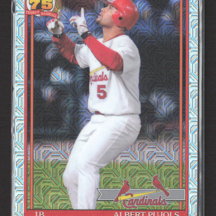 2026 Topps Chrome Platinum Anniversary Albert Pujols #91C13 Mojo Refractor