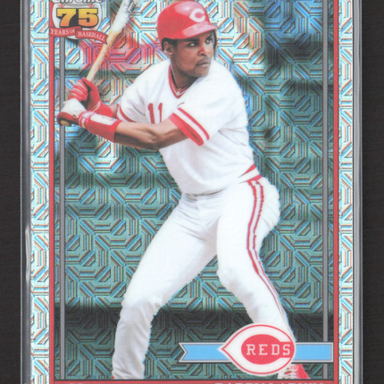 2026 Topps Chrome 75 Years of Baseball Barry Larkin #91C-37 Refractor Mojo