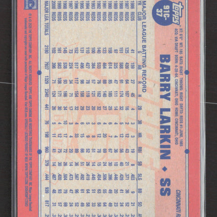 2026 Topps Chrome 75 Years of Baseball Barry Larkin #91C-37 Refractor Mojo