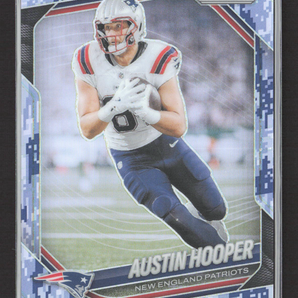 2025 Panini Prizm Austin Hooper #265 Blue Camo /25