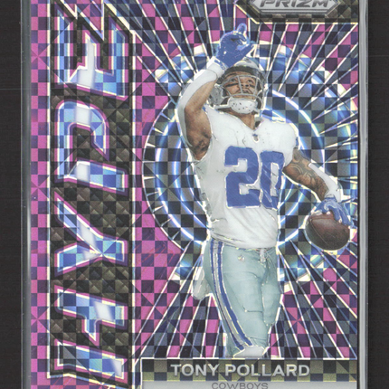 2023 Panini Prizm Hype Tony Pollard #H-11 Purple Power 26/49