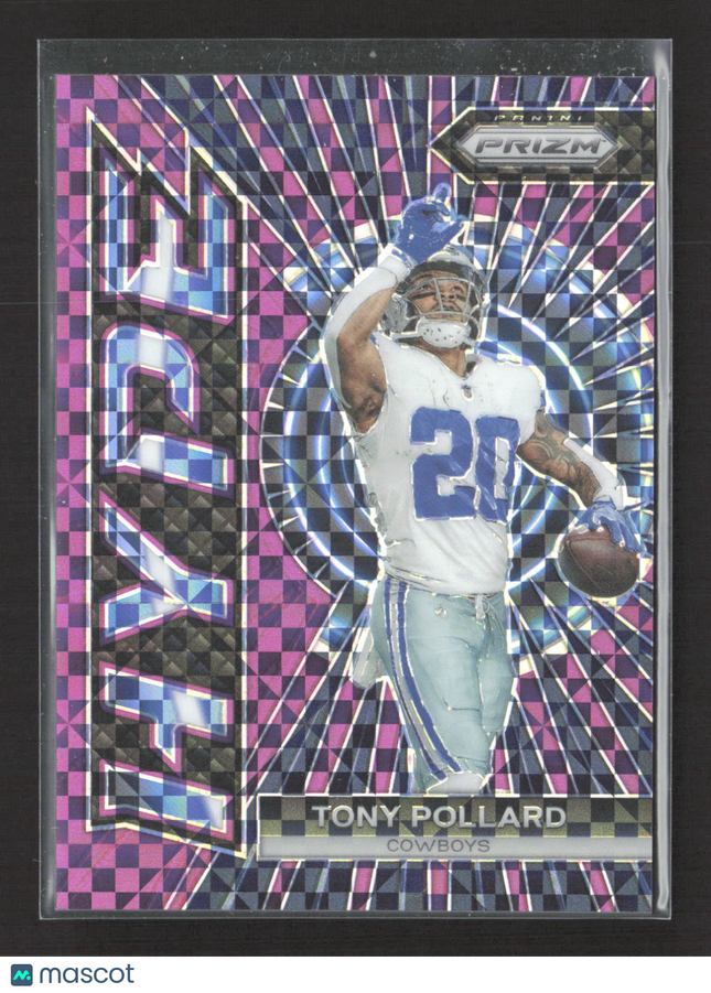 2023 Panini Prizm Hype Tony Pollard #H-11 Purple Power 26/49
