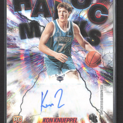 2025 Topps Havoc Marks Kon Knueppel #HM-KK RC Auto