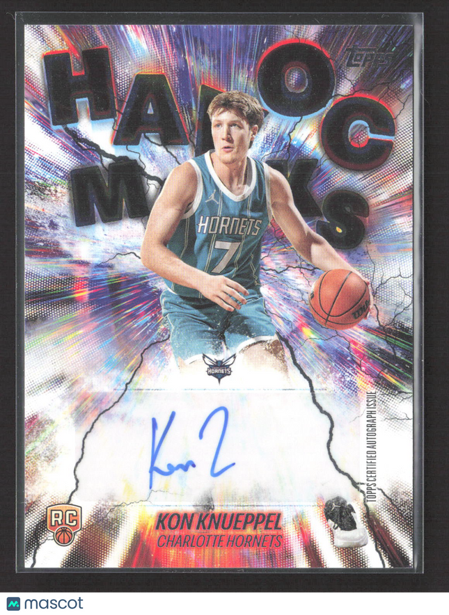 2025 Topps Havoc Marks Kon Knueppel #HM-KK RC