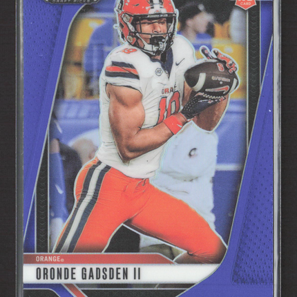2025 Panini Prizm Draft Picks Oronde Gadsden II #117 Orange RC 083/249