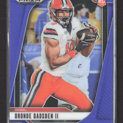 2025 Panini Prizm Draft Picks Oronde Gadsden II #117 Purple RC 140/249